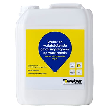 Weber.Klin hamoline aqua gevelimpregneer | Stiho.nl Weber.Klin hamoline aqua gevelimpregneer