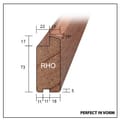 Hardhout raamhout R 40x90mm product photo