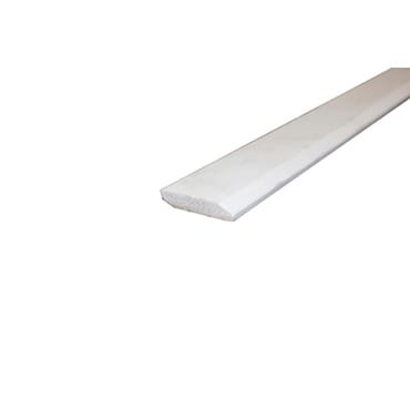 Hardhouten plint wit 9x45mm | Stiho.nl Hardhouten plint wit 9x45mm