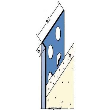 Profiel Stucstop 2135 rvs 6mm | Stiho.nl Profiel Stucstop 2135 rvs 6mm