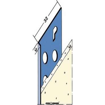 Profiel Stucstop 2136 rvs 3mm | Stiho.nl Profiel Stucstop 2136 rvs 3mm