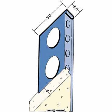 Afsluitprofiel 2178 rvs 8 mm | Stiho.nl Afsluitprofiel 2178 rvs 8 mm