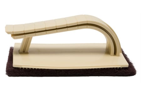 Schuursponshouder Rubbercover wit | Stiho.nl Schuursponshouder Rubbercover wit