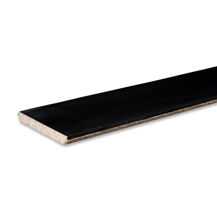Voorzetplint 15x360cm 16mm zwart FSC | Stiho.nl Voorzetplint 15x360cm 16mm zwart FSC