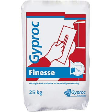 Gyproc Finesse hechtgips 25kg | Stiho.nl Gyproc Finesse hechtgips 25kg
