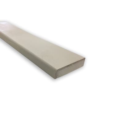 Meranti koplat recht wit 12x45mm FSC | Stiho.nl Meranti koplat recht wit 12x45mm FSC
