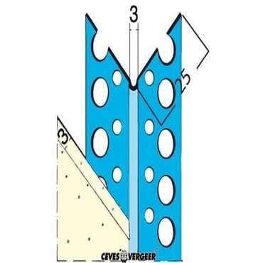 Hoekbeschermer progyp+ 1033 alu zink 3mm | Stiho.nl Hoekbeschermer progyp+ 1033 alu zink 3mm