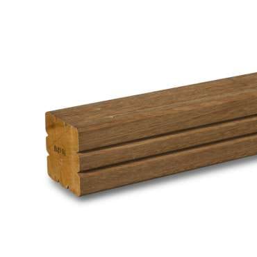 Bangkirai tuinpaal 68x68mm FSC | Stiho.nl Bangkirai tuinpaal 68x68mm FSC