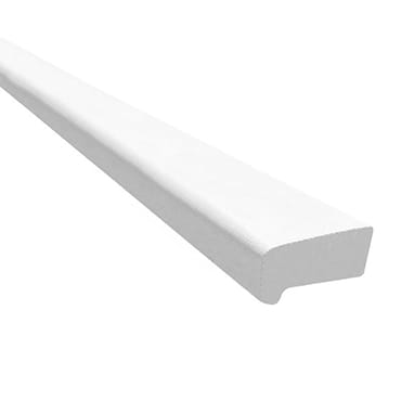 Meranti neuslat 2x wit sponning 25mm | Stiho.nl Meranti neuslat 2x wit sponning 25mm