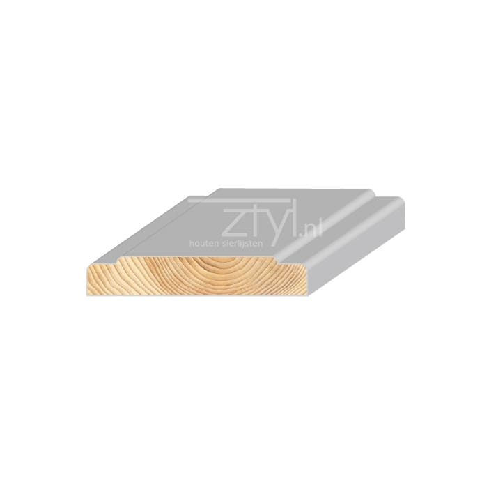 FM Grenen Belegstuk wit 16x90mm | Stiho.nl FM Grenen Belegstuk wit 16x90mm