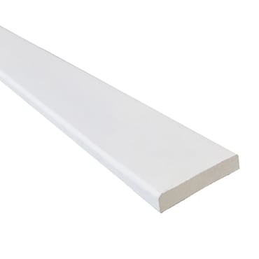 MDF koplat recht wit 12x45mm FSC | Stiho.nl MDF koplat recht wit 12x45mm FSC