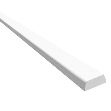 MDF koplat schuin wit 12x45mm FSC | Stiho.nl MDF koplat schuin wit 12x45mm FSC