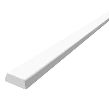 MDF koplat schuin wit 12x70mm FSC | Stiho.nl MDF koplat schuin wit 12x70mm FSC