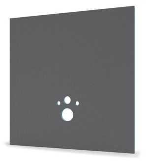 Wedi toiletpaneel 120x124,5cm 20mm | Stiho.nl Wedi toiletpaneel 120x124,5cm 20mm