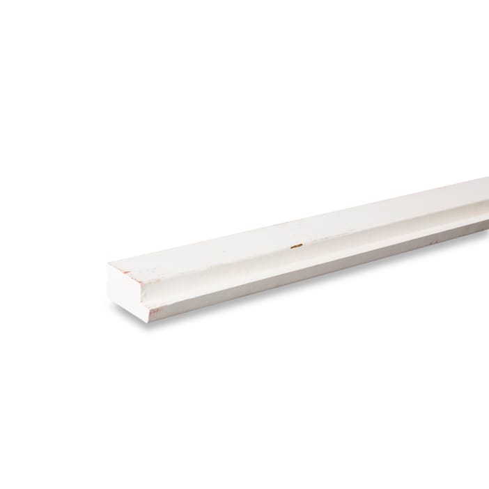 Hardhout raamhout R wit 40x90mm FSC | Stiho.nl Hardhout raamhout R wit 40x90mm FSC
