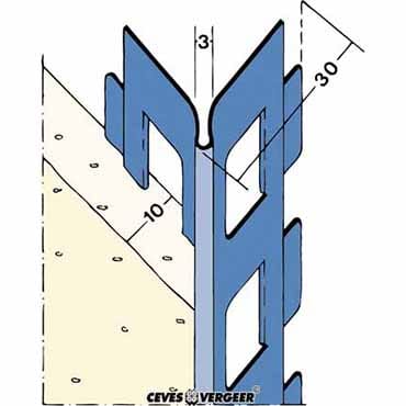 Hoekbeschermer 2218 rvs 10 mm | Stiho.nl Hoekbeschermer 2218 rvs 10 mm