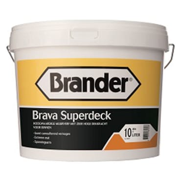 Brander Brava Superdeck muurverf mat wit | Stiho.nl Brander Brava Superdeck muurverf mat wit