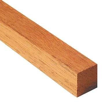 Hardhout geschaafd 45x45mm FSC | Stiho.nl Hardhout geschaafd 45x45mm FSC