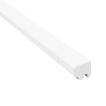 Ventilatie glaslat 2x wit 17x25mm | Stiho.nl Ventilatie glaslat 2x wit 17x25mm