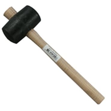 Rubber hamer met houtensteel | Stiho.nl Rubber hamer met houtensteel