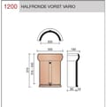 Koramic vorst vario halfrond product photo